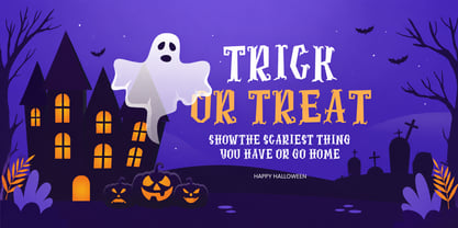 Halloween Costume Font Poster 2