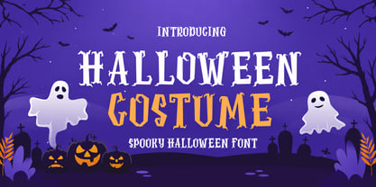 Halloween Costume Font Poster 1