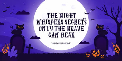 Halloween Costume Font Poster 7