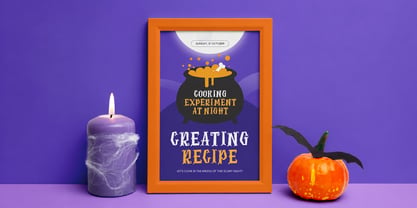 Halloween Costume Font Poster 4