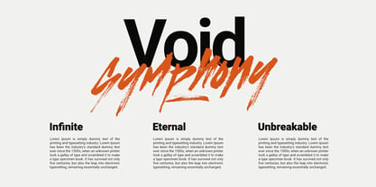 Listen Brush Font Poster 6