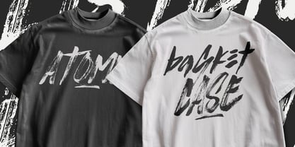 Listen Brush Font Poster 5