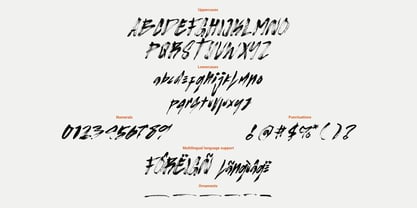 Listen Brush Font Poster 13