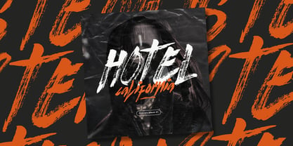 Listen Brush Font Poster 9
