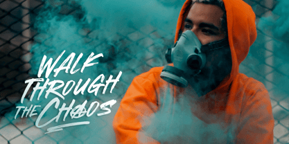 Roguex Brush Font Poster 2