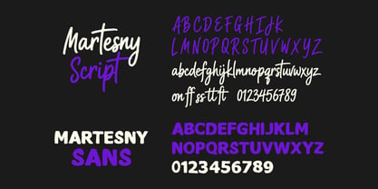 Martesny Font Poster 6