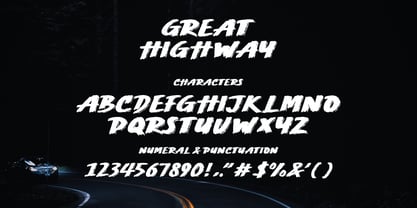 Great Highway Font Poster 10