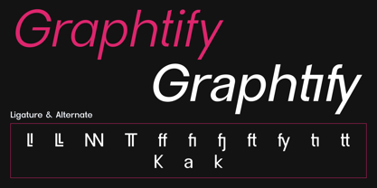 Graphtify Font Poster 7