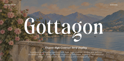 Gottagon Font Poster 1