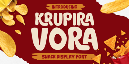 Krupira Vora Font Poster 1