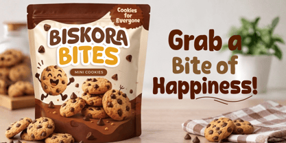 Krupira Vora Font Poster 8