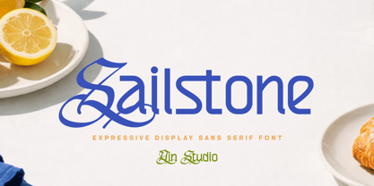 Sailstone Font Poster 1