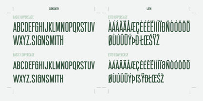 SFC Signsmith Font Poster 2