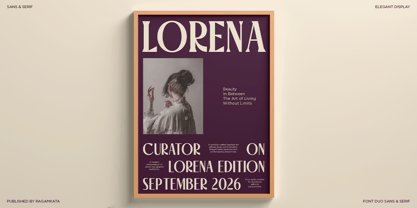 Cariles Font Poster 5
