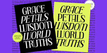 Creative Vision Font Poster 3