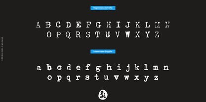 Type Old Writer Font Poster 2