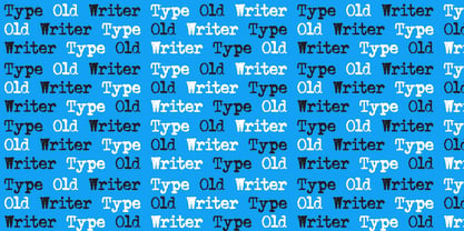 Type Old Writer Font Poster 11