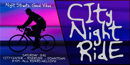 Sunset Cribs Font Poster 4