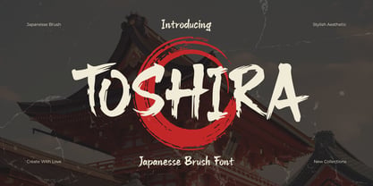 Toshira Font Poster 1