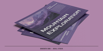 Draventa Font Poster 9