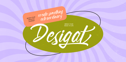 Desigat Font Poster 1