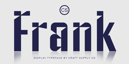CS Frank Font Poster 1