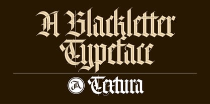 JA Textura Font Poster 2