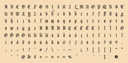 JA Textura Font Poster 6