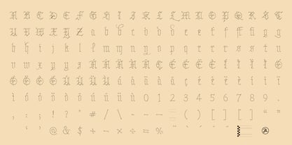 JA Textura Font Poster 7