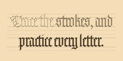 JA Textura Font Poster 4