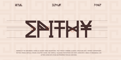 Elthar Font Poster 7