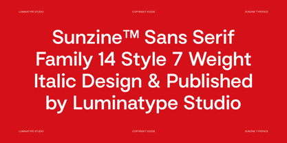 Sunzine Font Poster 10