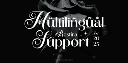 Bestira Font Poster 10