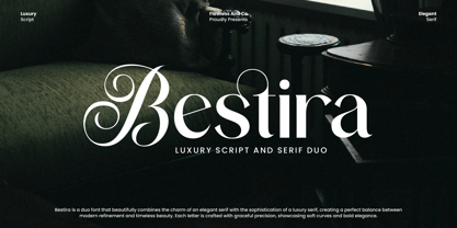 Bestira Font Poster 1