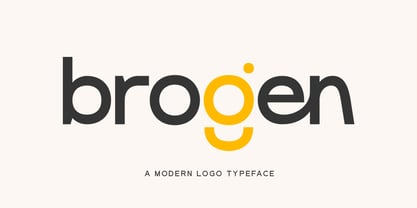 Brogen Font Poster 1