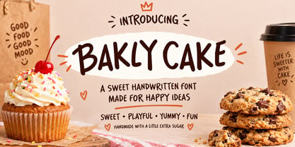 Bakly Cake Font Poster 1