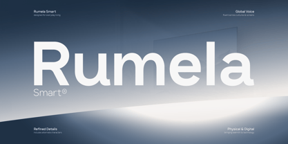 Rumela Smart Font Poster 1