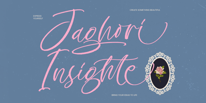 Jaghori Insighte Font Poster 1