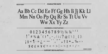 Clausville Font Poster 2