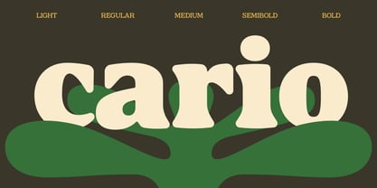 Cario Font Poster 1