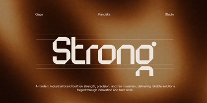 Qago Font Poster 3
