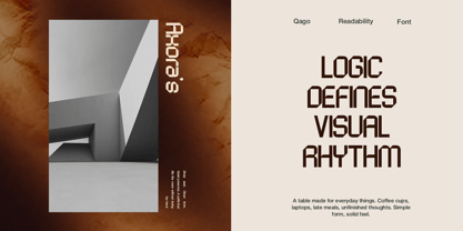 Qago Font Poster 7