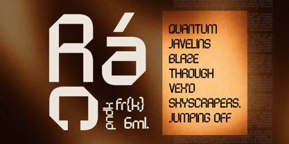 Qago Font Poster 2