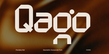 Qago Font Poster 1