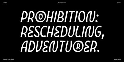 Cumbre Font Poster 8