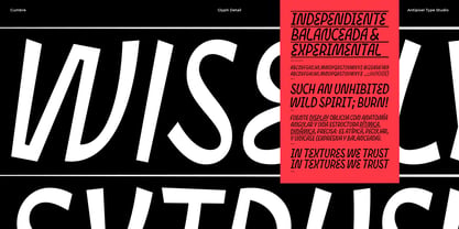 Cumbre Font Poster 3