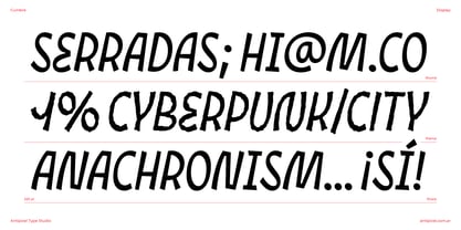 Cumbre Font Poster 4