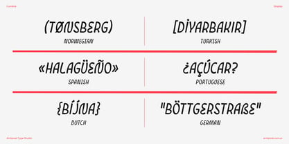 Cumbre Font Poster 14