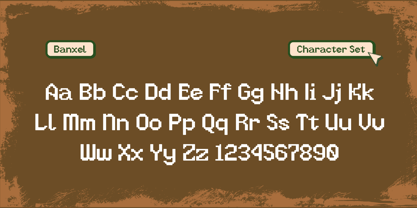 Banxel Font Poster 3