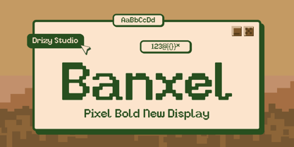 Banxel Font Poster 1
